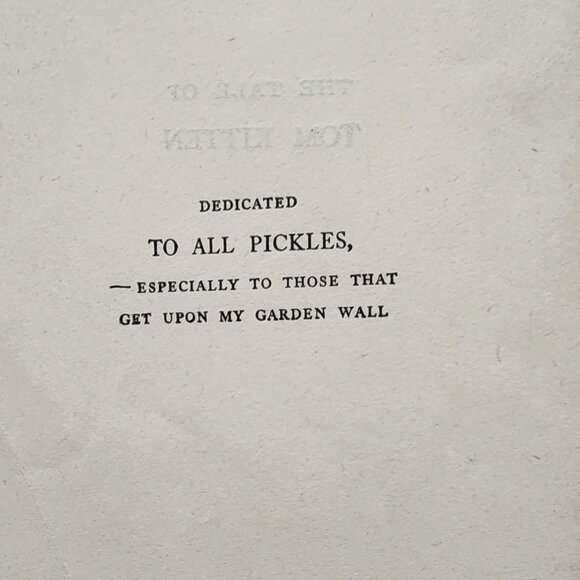 Vintage Book-The Tale of Tom Kitten by Beatrix Potter-Hardcover - Picture 5 of 8